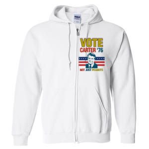 Jimmy Carter Quote Slogan Nuts 1976 President Full Zip Hoodie