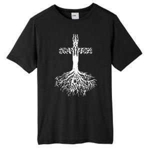 Jesus Cross Roots Tall Fusion ChromaSoft Performance T-Shirt