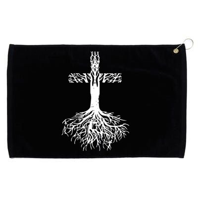 Jesus Cross Roots Grommeted Golf Towel