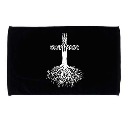 Jesus Cross Roots Microfiber Hand Towel