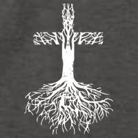 Jesus Cross Roots Vector Backpack