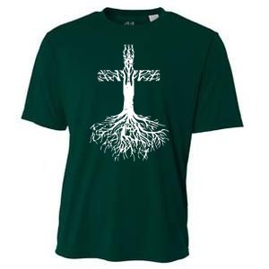 Jesus Cross Roots Cooling Performance Crew T-Shirt