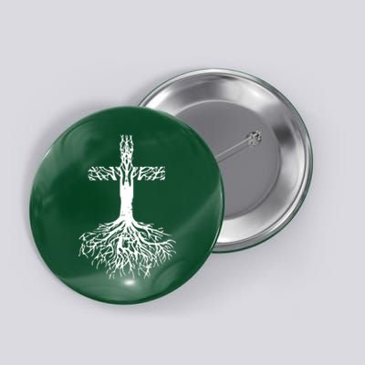 Jesus Cross Roots Button