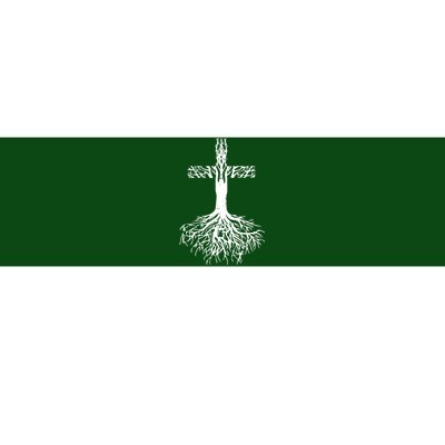 Jesus Cross Roots Bumper Sticker