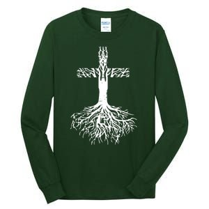 Jesus Cross Roots Tall Long Sleeve T-Shirt