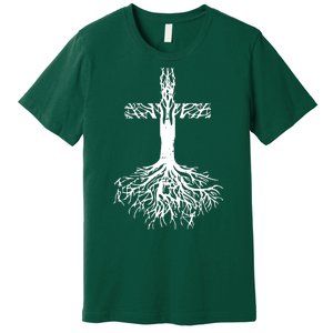 Jesus Cross Roots Premium T-Shirt