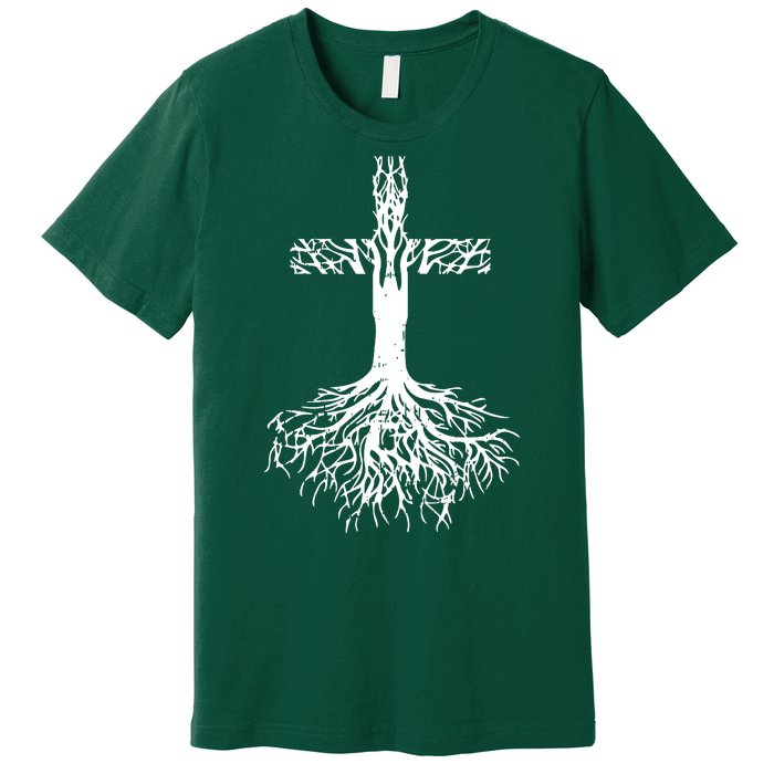 Jesus Cross Roots Premium T-Shirt