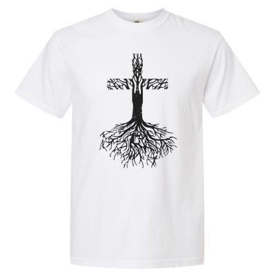 Jesus Cross Roots Garment-Dyed Heavyweight T-Shirt