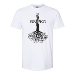 Jesus Cross Roots Softstyle CVC T-Shirt