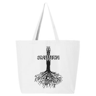 Jesus Cross Roots 25L Jumbo Tote