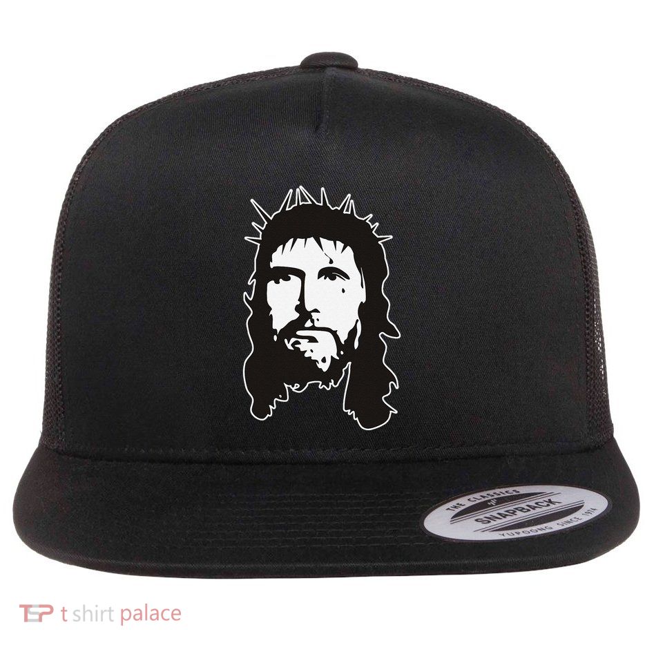 Jesus Christ Revolutionary Flat Bill Trucker Hat