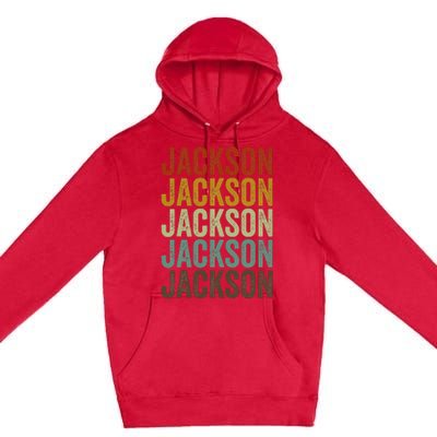 Jackson City Retro Premium Pullover Hoodie