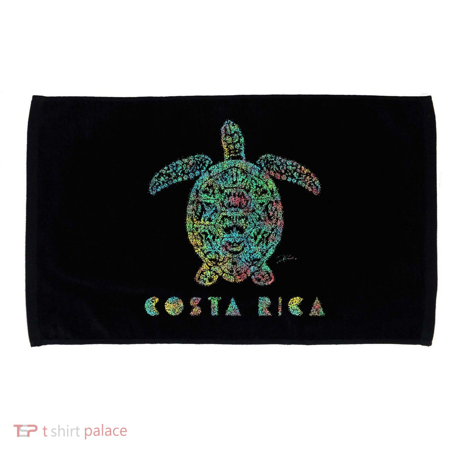 JCombs Costa Rica Sea Turtle Microfiber Hand Towel