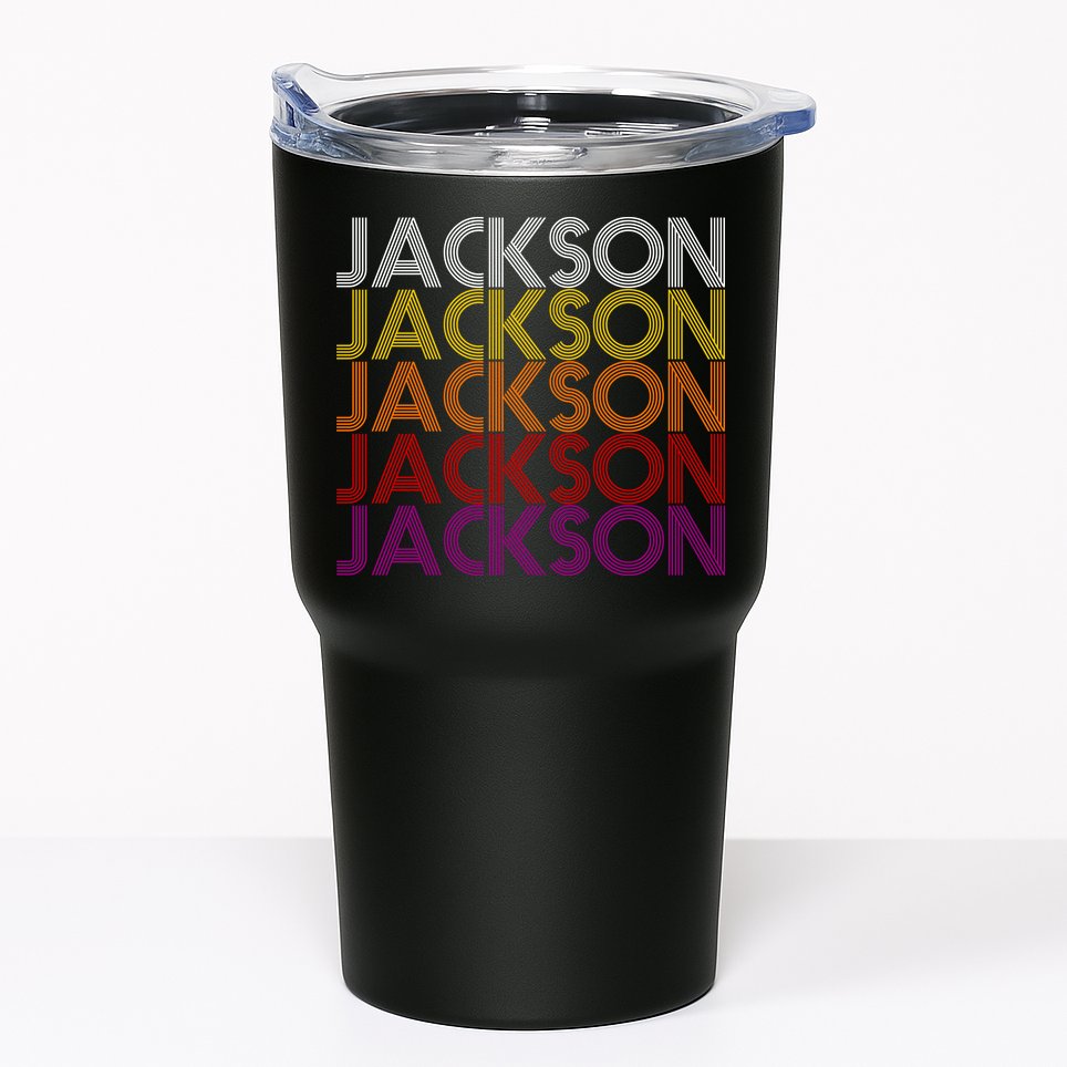 Jackson City Retro Tumbler