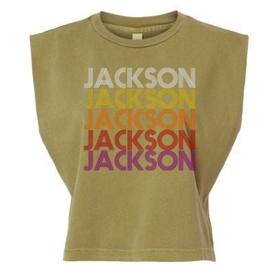 Jackson City Retro Garment-Dyed Women's Muscle Tee