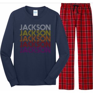 Jackson City Retro Long Sleeve Pajama Set