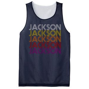 Jackson City Retro Mesh Reversible Basketball Jersey Tank