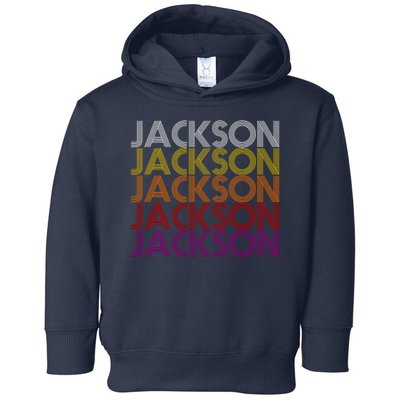 Jackson City Retro Toddler Hoodie