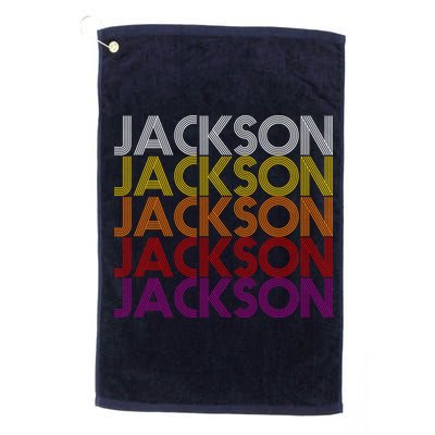 Jackson City Retro Golf Towel