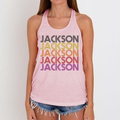 Jackson City Retro Women's Knotted Racerback Tank