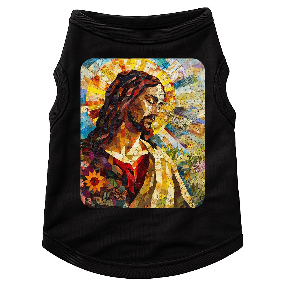Jesus Christ Renaissance Art Church Doggie Tank