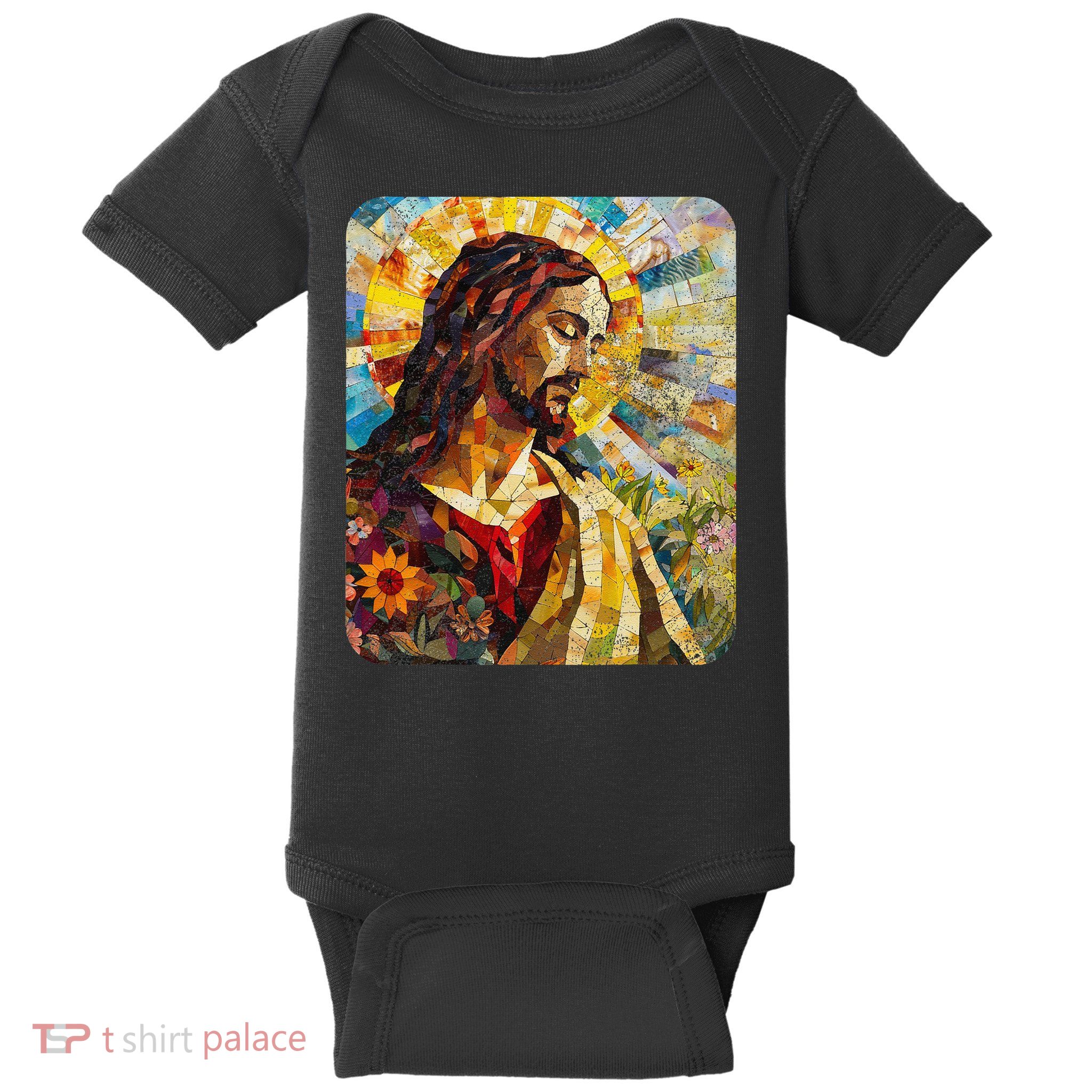 Jesus Christ Renaissance Art Church Baby Bodysuit