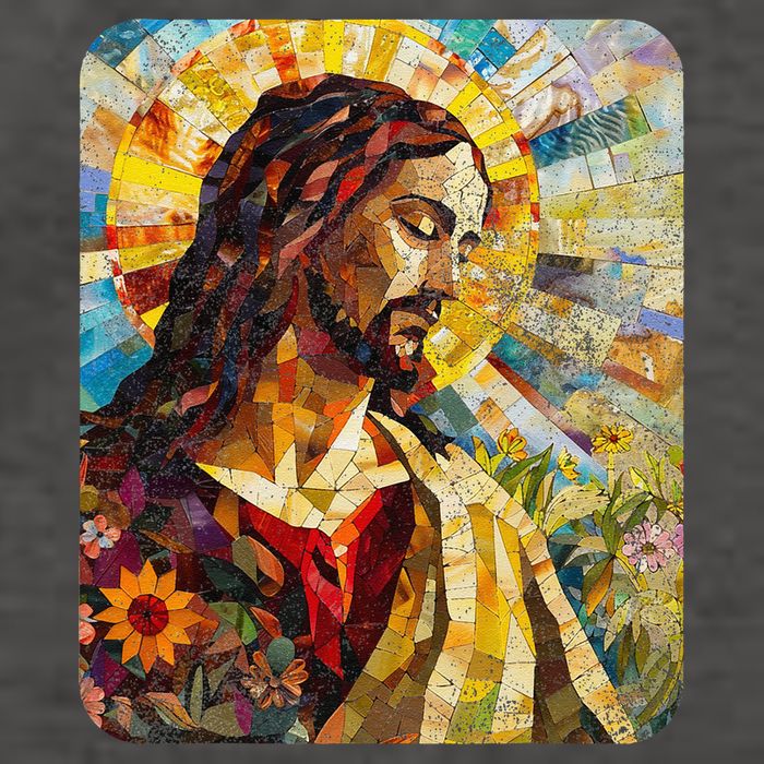 Jesus Christ Renaissance Art Church Vector Backpack