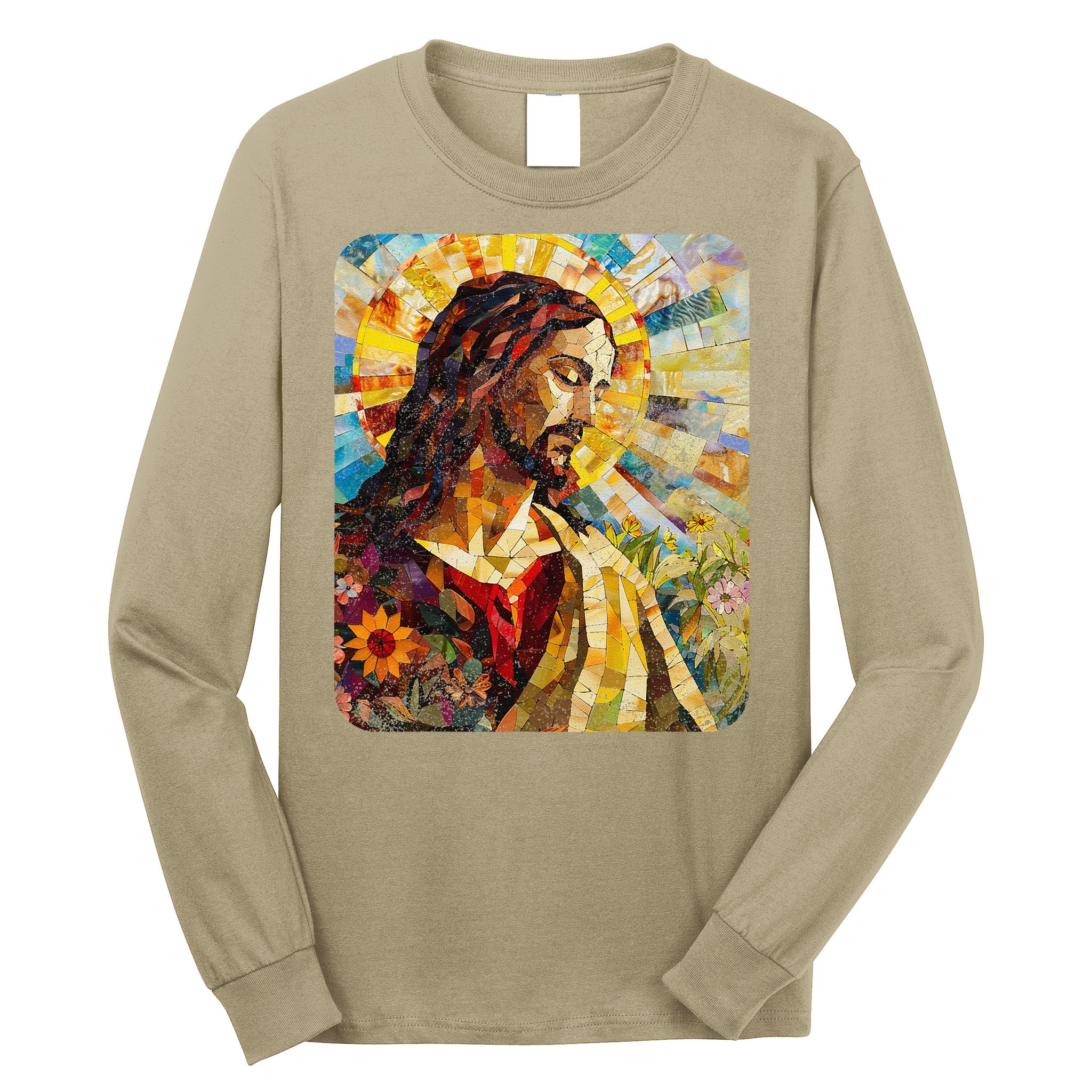 Jesus Christ Renaissance Art Church Long Sleeve Shirt
