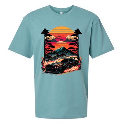 Japanese Car Racing Drifting Lover Racing Cars Jdm Legend Sueded Cloud Jersey T-Shirt