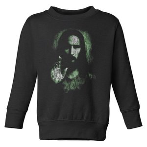 Jesus Christ Rainbow LGBT Holy Face Blessing Christian Faith Toddler Sweatshirt