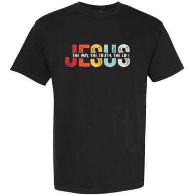 Jesus Christian Religious Bible Faith Gift Garment-Dyed Heavyweight T-Shirt