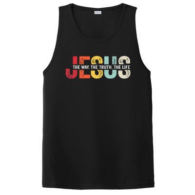 Jesus Christian Religious Bible Faith Gift PosiCharge Competitor Tank