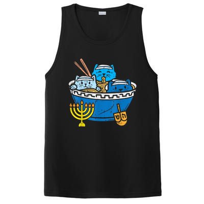 Jewish Cats Ra Kitten Anime Happy Hanukkah Pajamas Chanukah PJs PosiCharge Competitor Tank