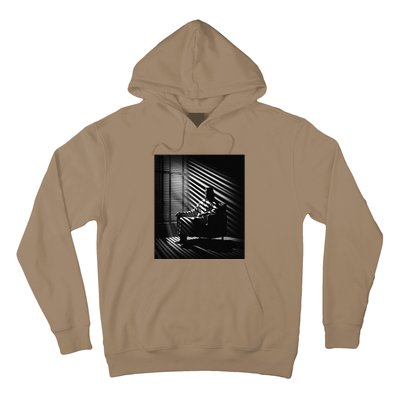 Jesus Christ Sitting In A Chair Film Noir Atmosphere Hoodie