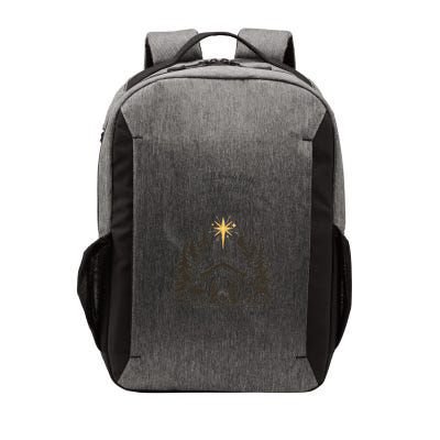 Jesus Christmas She Shall Bring Forth A Son Nativity Scene Vector Backpack