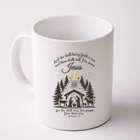 Jesus Christmas She Shall Bring Forth A Son Nativity Scene Mug