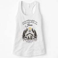 Jesus Christmas She Shall Bring Forth A Son Nativity Scene Womens Tank Top