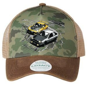 JDM Car Street Drift Race 86 VS FD Anime Style Legacy Tie Dye Trucker Hat