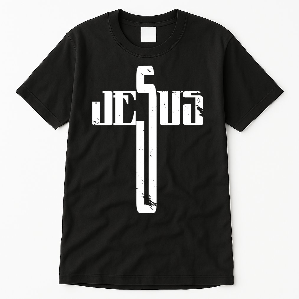 Jesus Cross Symbol Limited Edition Tall T-Shirt