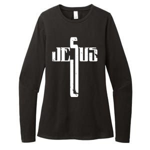 Jesus Cross Symbol Limited Edition Womens CVC Long Sleeve Shirt