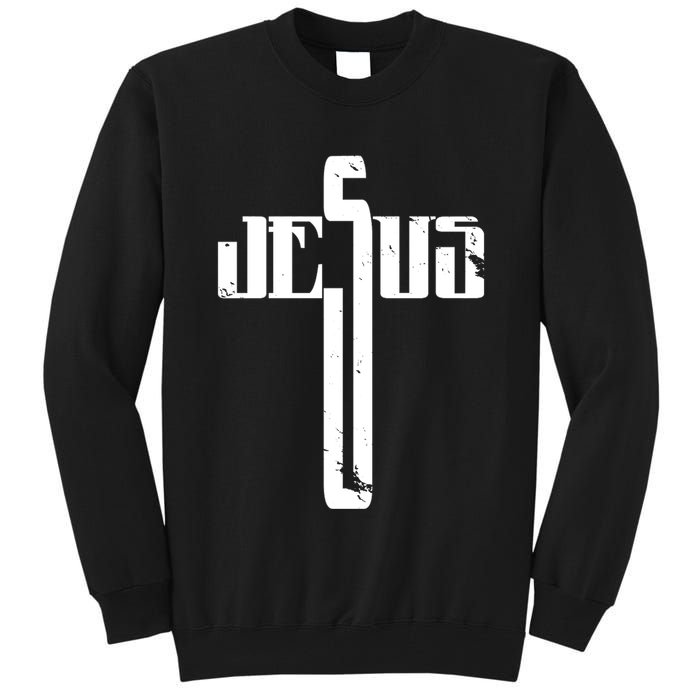 Jesus Cross Symbol Limited Edition Tall Sweatshirt