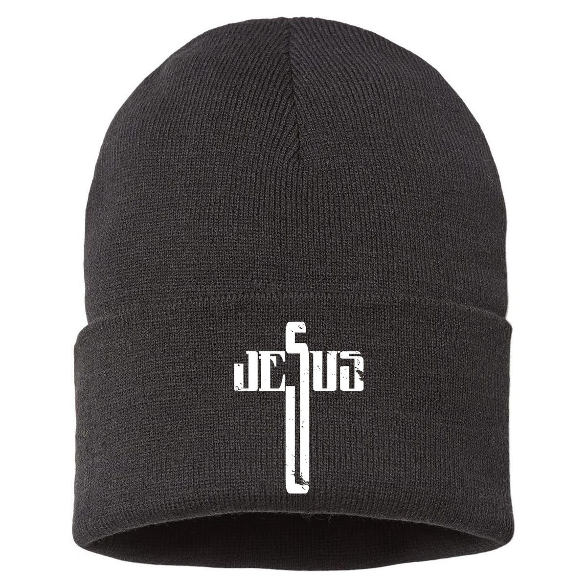 Jesus Cross Symbol Limited Edition Sustainable Knit Beanie