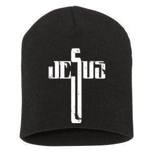 Jesus Cross Symbol Limited Edition Short Acrylic Beanie