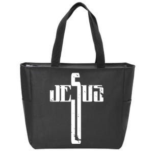 Jesus Cross Symbol Limited Edition Zip Tote Bag