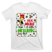 Jiminy Cricket See What A Little Wishing Can Do Jiminy Cricket Christmas T-Shirt