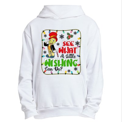 Jiminy Cricket See What A Little Wishing Can Do Jiminy Cricket Christmas Urban Pullover Hoodie