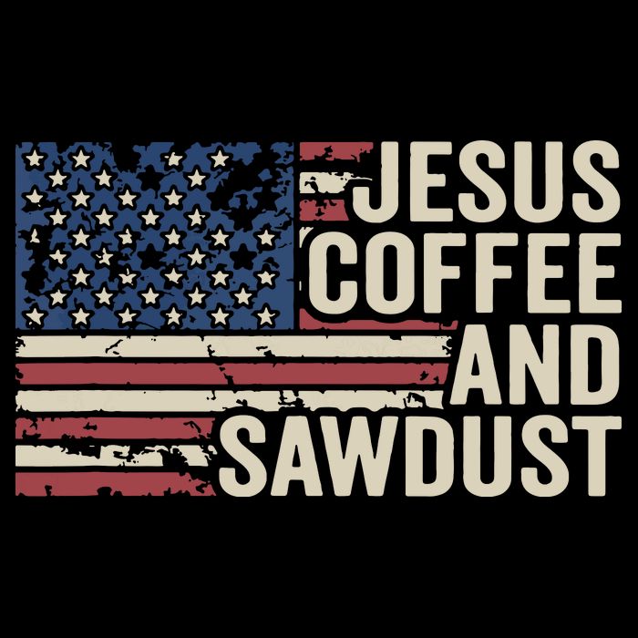 Jesus Coffee Sawdust Christian Carpenter Woodworking USA City Backpack