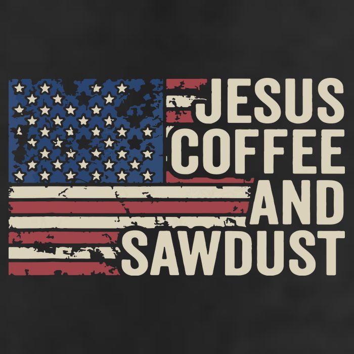Jesus Coffee Sawdust Christian Carpenter Woodworking USA 11oz C Handle Ceramic Mug