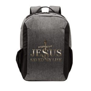 Jesus Christ Saved My Life Gift Vector Backpack