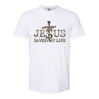 Jesus Christ Saved My Life Gift Softstyle CVC T-Shirt